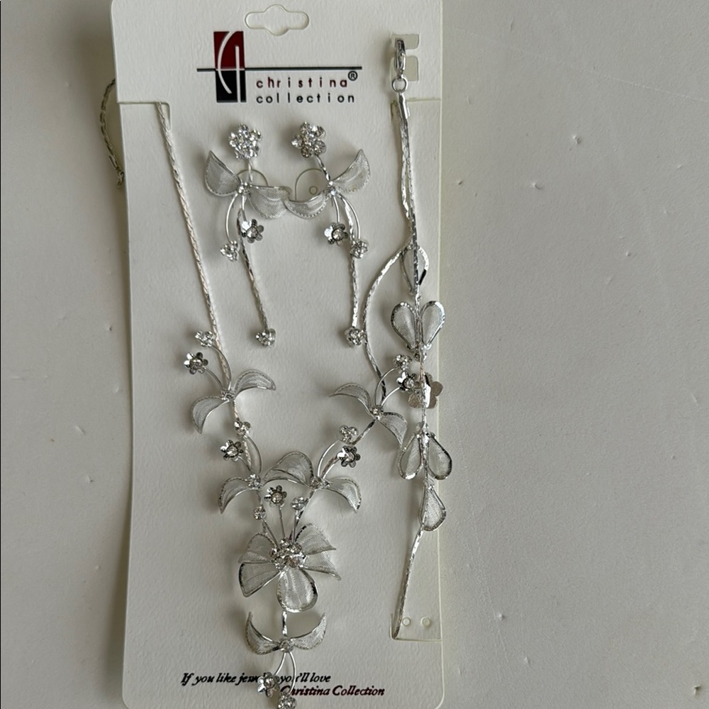 Christina Collection Floral Jewelry Set
